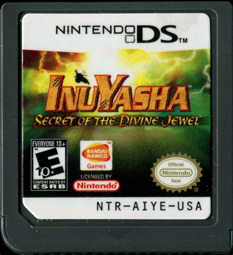 InuYasha: Secret of the Divine Jewel (2007) Nintendo DS box cover art - MobyGames