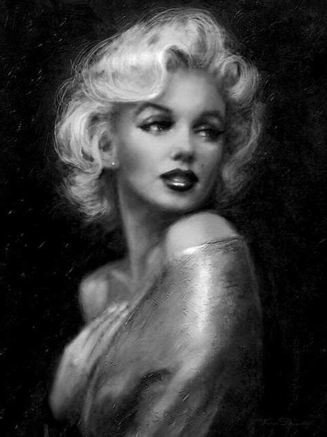 Marilyn Monroe Painting black and white | MARILYN | Marilyn monroe art, Marilyn monroe, Marilyn ...