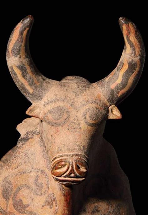 Detail of the bull's head. Ancient Mysteries, Ancient Artifacts, Ancient Egypt, Ancient History ...