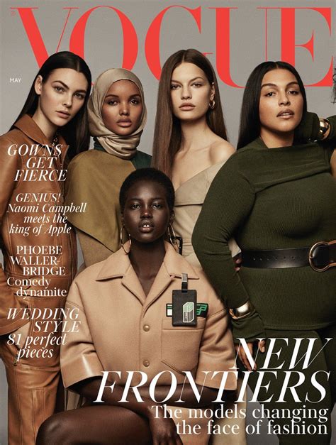 The diversity on British Vogue's latest cover is getting a lot of love ...