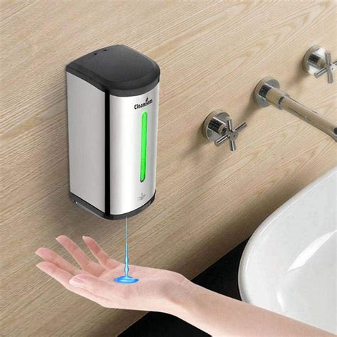 HKPLDE Automatic Soap Dispenser, 850ml Touchless Wall Mount Stainless ...