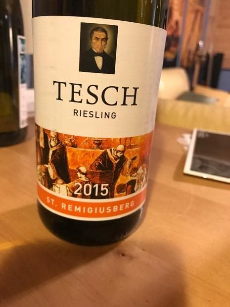 2019 Weingut Tesch Laubenheimer St. Remigiusberg Riesling Auslese trocken, Germany, Nahe ...