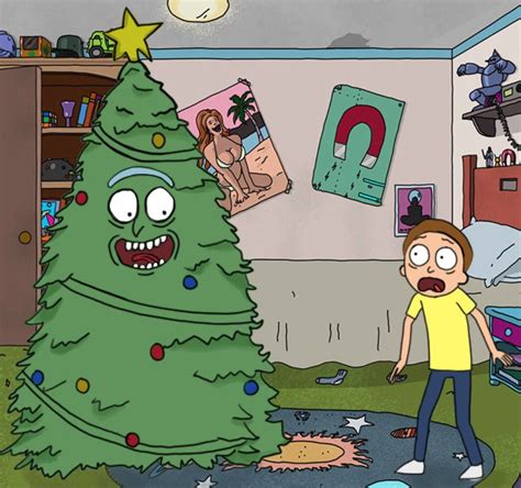 Rick and Morty x I'm Christmas Tree Rick!!! | Rick and morty stickers, Cartoon christmas tree ...