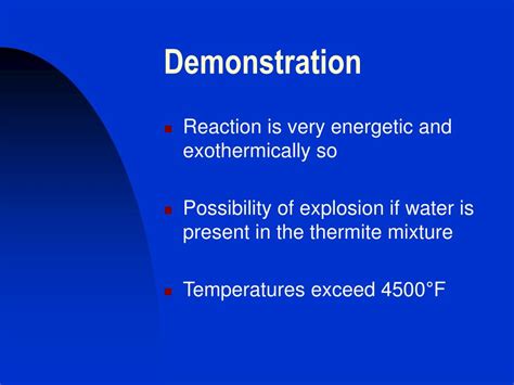 PPT - The Thermite Process PowerPoint Presentation, free download - ID ...