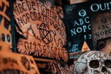 Hand Made Ouija Board Close Up Free Stock Photo - Public Domain Pictures