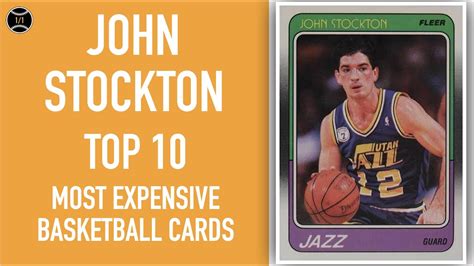 John Stockton: Top 10 Most Expensive Basketball Cards Sold on Ebay (January - March 2021) - YouTube