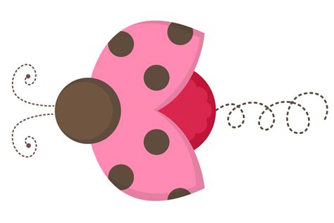 pink ladybug clipart - Clip Art Library