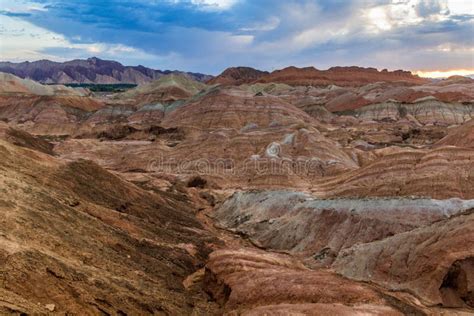 Rainbow Mountains of Zhangye Danxia National Geopark, Gansu Province ...