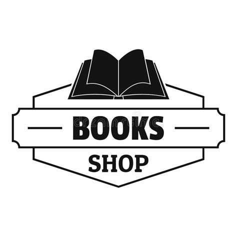 Logotipo De La Librería, Estilo Negro Simple Ilustración del Vector - Ilustración de negro ...