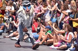 Rafiki from the Lion King | During Disneyland's 57th anniver… | Flickr