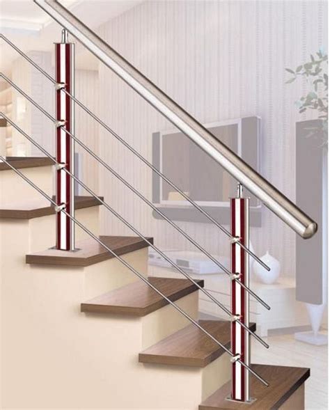 20+ Modern Stainless Steel Stair Railing Design Ideas | Stair railing ...