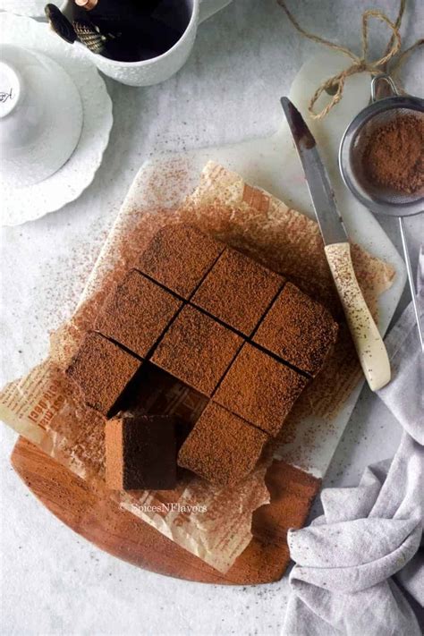 Easy Chocolate Condensed Milk Fudge - Just 2 ingredient - Spices N Flavors