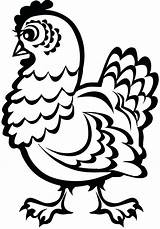 Cooked Chicken Coloring Page At GetColoringscom  Free Printable sketch template