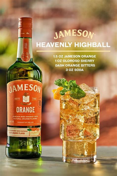 Jameson Heavenly Highball Recipe. in 2022 | Irish drinks, Flavored drinks, Mixed drinks recipes