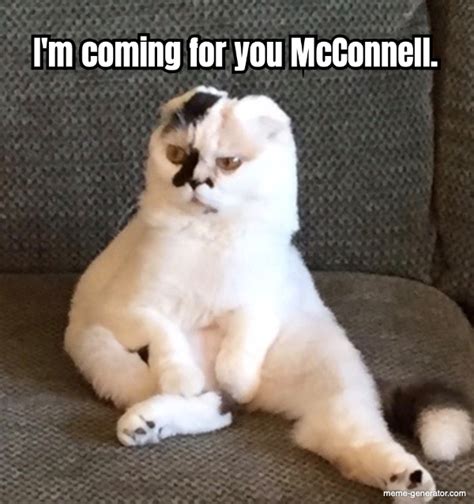 I'm coming for you McConnell. - Meme Generator