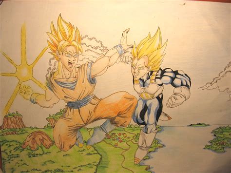 Goku vs Vegeta by Lugburtz on Newgrounds