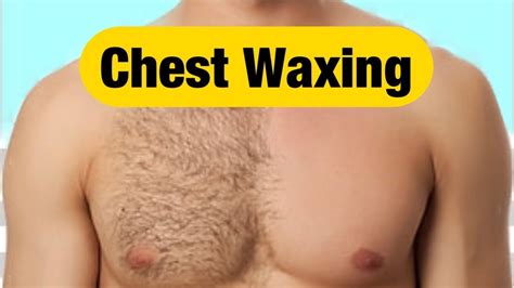 Waxing my chest for Fun - YouTube