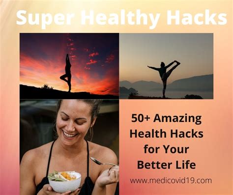 50+ Amazing Health Hacks for Your Better Life