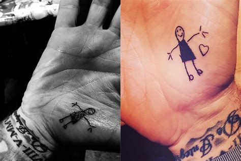 David Beckham's new tattoo was drawn by his 4-year-old daughter ...