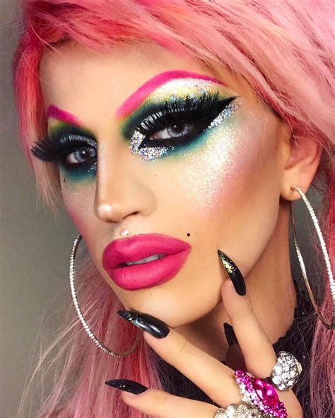 Pin on Drag queen makeup