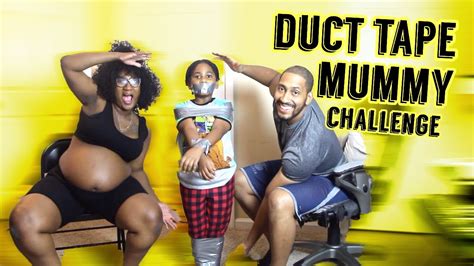 DUCT TAPE MUMMY CHALLENGE - YouTube