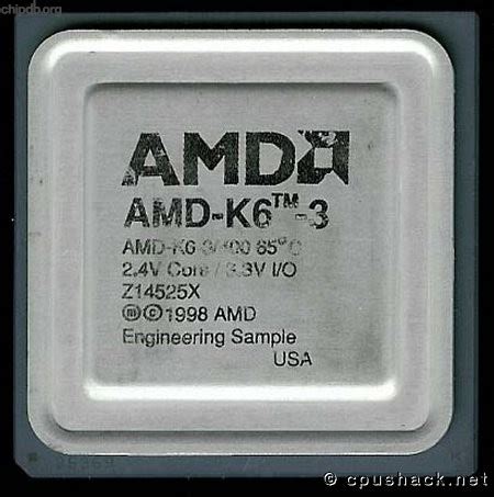 AMD - K6-3 - 400 - AMD AMD-K6-3/400 85C ES - chipdb.org