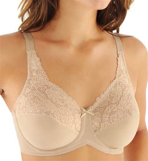 Lilyette Comfort Lace Minimizer Bra 0428 - Lilyette Bras | Minimiser bra, Lilyette bras, Bra