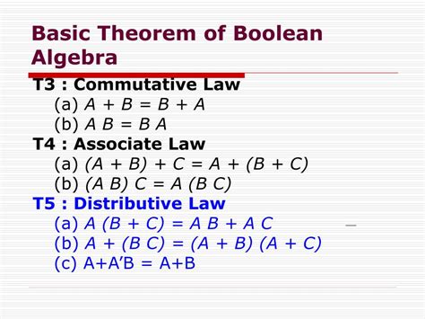 PPT - Boolean Algebra PowerPoint Presentation, free download - ID:5597429
