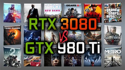 RTX 3080 vs GTX 980 Ti Benchmark – 59 Tests - YouTube