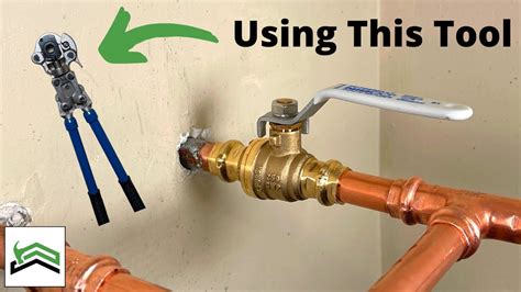 How To Install a Main Water Shutoff | NIBCO Press Fittings - YouTube