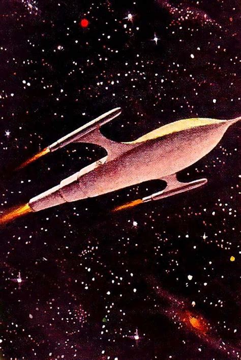 Pin by Scott churchill on I Love Space Ships | Vintage space art, 1950s space art, Space art