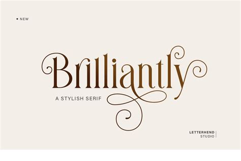 Brilliantly - A Stylish Serif | Serif Fonts ~ Creative Market