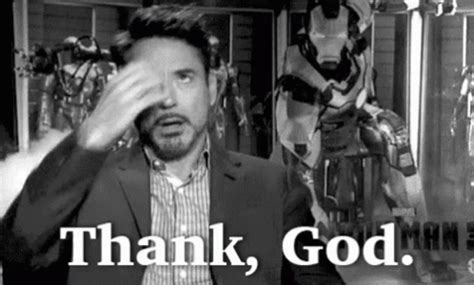 Thank God Robert Downey Jr GIF - ThankGod RobertDowneyJr - Discover & Share GIFs