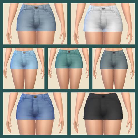 Female Jean Short - Screenshots - The Sims 4 Create a Sim - CurseForge