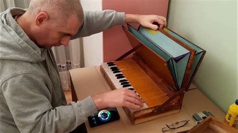 Harmonium tuning - YouTube