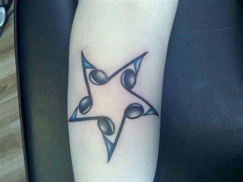 quarter note star tattoo | Star tattoos, Tattoos, Tattoo inspiration