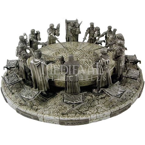 Medieval Knights of the round table collectible. King Arthur Round Table, Mists Of Avalon, Skull ...