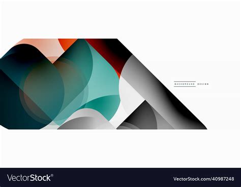 Geometrical minimal wallpaper geometric shapes Vector Image