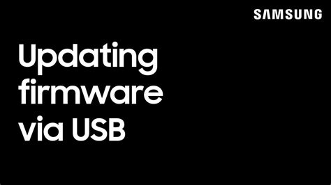 How to manually update the firmware on your Samsung TV | Samsung US - YouTube