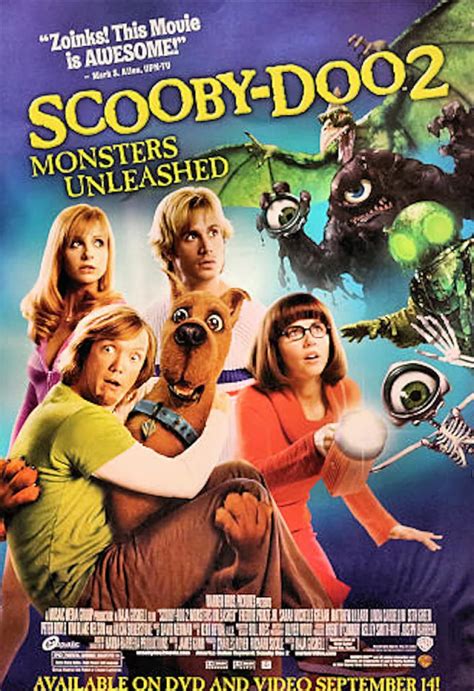 Scooby-Doo 2: Monsters Unleashed Vintage Concert Poster, Mar 26, 2004 ...