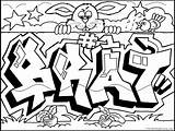 Graffiti coloring Pages To Download And Print For Free sketch template