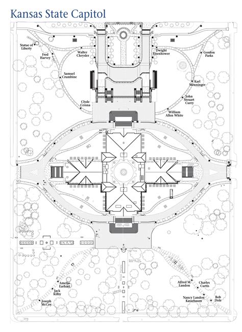Kansas State Capitol - Online tour - Capitol Square - Kansas Historical ...