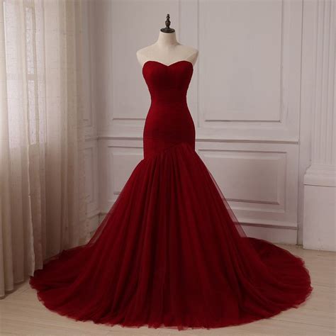 Pin by Shay Yigal on J in 2023 | Burgundy wedding dress, Red wedding dresses, Ball dresses