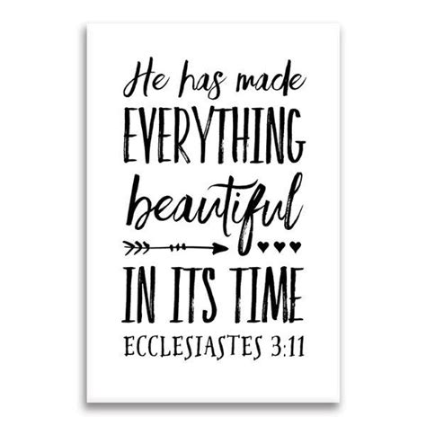 Buy Ecclesiastes 3:11 Verse Canvas Wall Art Online – canvasx.net