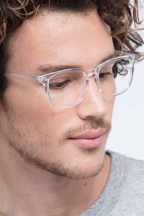 Uptown - Square Clear Frame Eyeglasses | EyeBuyDirect in 2020 | Mens eye glasses, Mens glasses ...