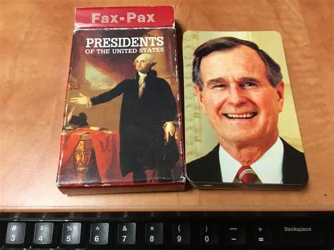 PRESIDENTS OF THE United States Cards Flash-Pack Fax-Pax Washington - Bush $19.98 - PicClick