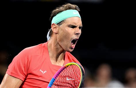 Rafael Nadal returns to competitive singles with a win, beating Dominic ...