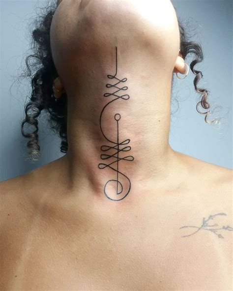 60 Impressive Neck Tattoo Ideas That You Will Love | Cute tattoos for women, Small neck tattoos ...