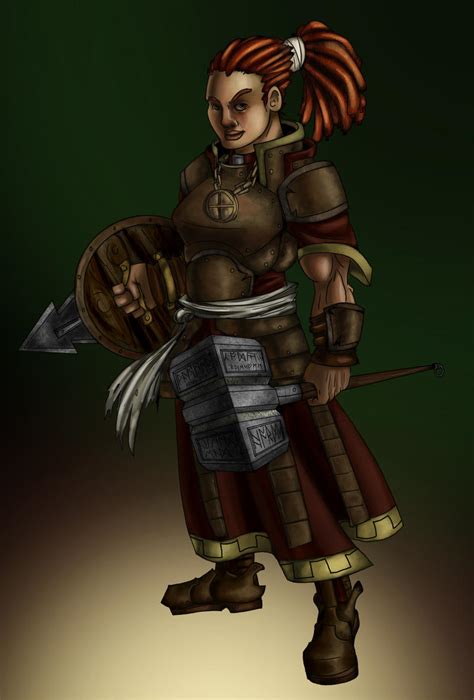 Female dwarf by oz-of-the-land on DeviantArt