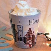 Nostalgic Light Blue Bavaria Christmas Coffee Latte Mug | Zazzle